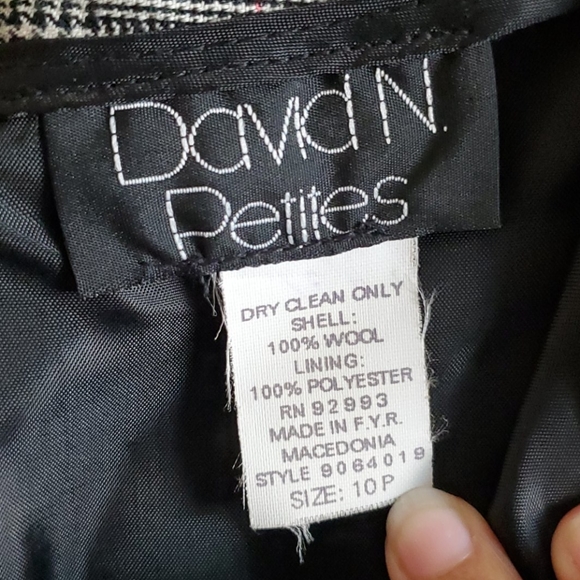 David N Petites wool pants size 10P - Picture 4 of 6